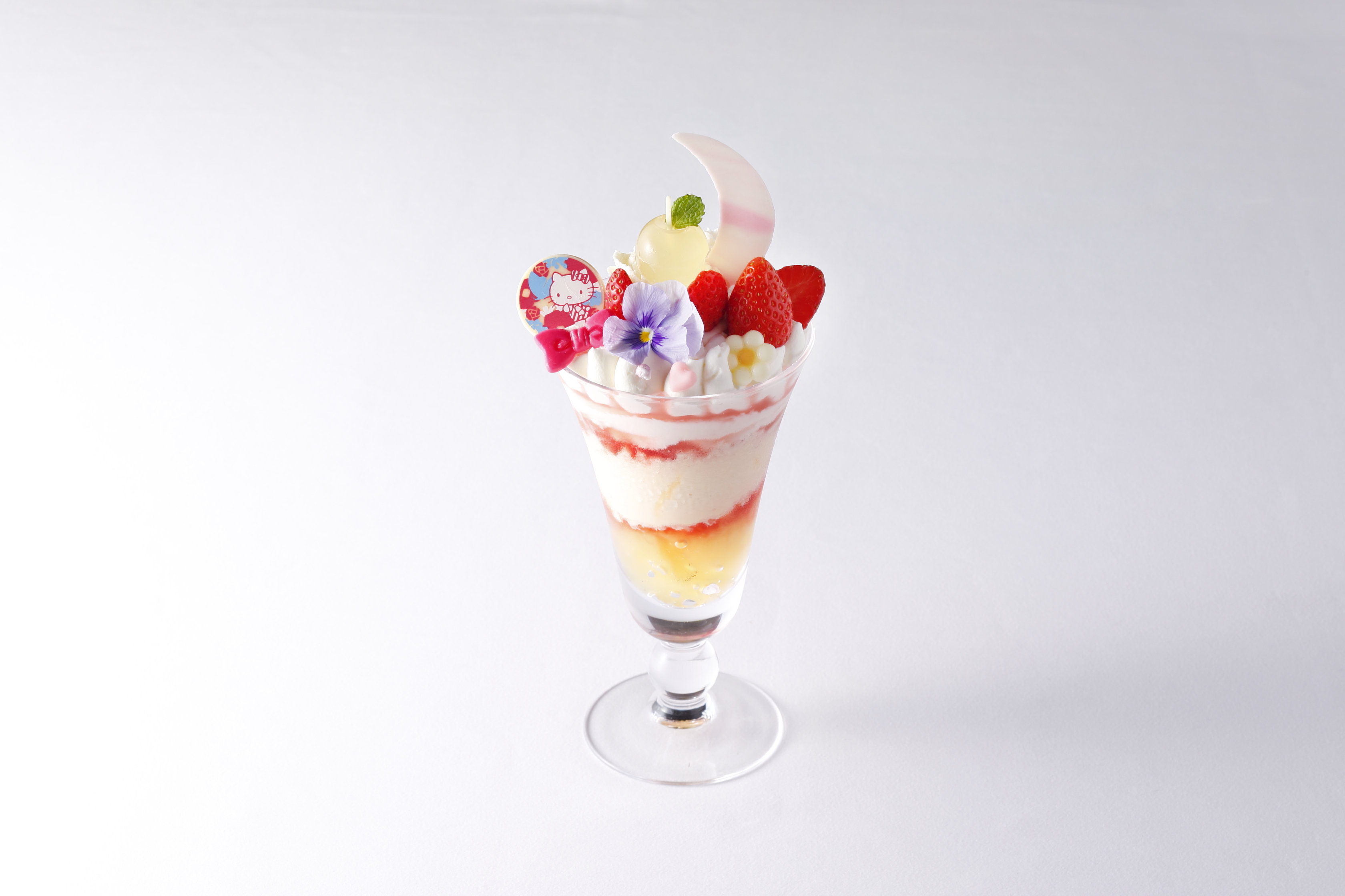 ☆ハローキティ☆クールスイーツ パフェ 根付け☆レア☆K455 土日限定