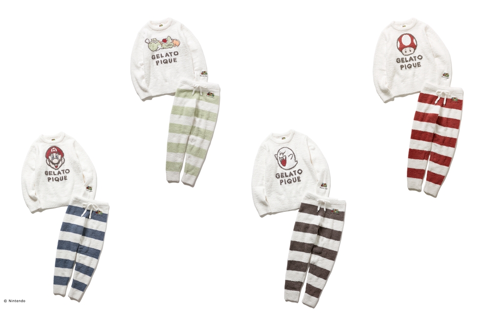 ジェラピケの「スーパーマリオ」コラボアイテムは家族で楽しめる