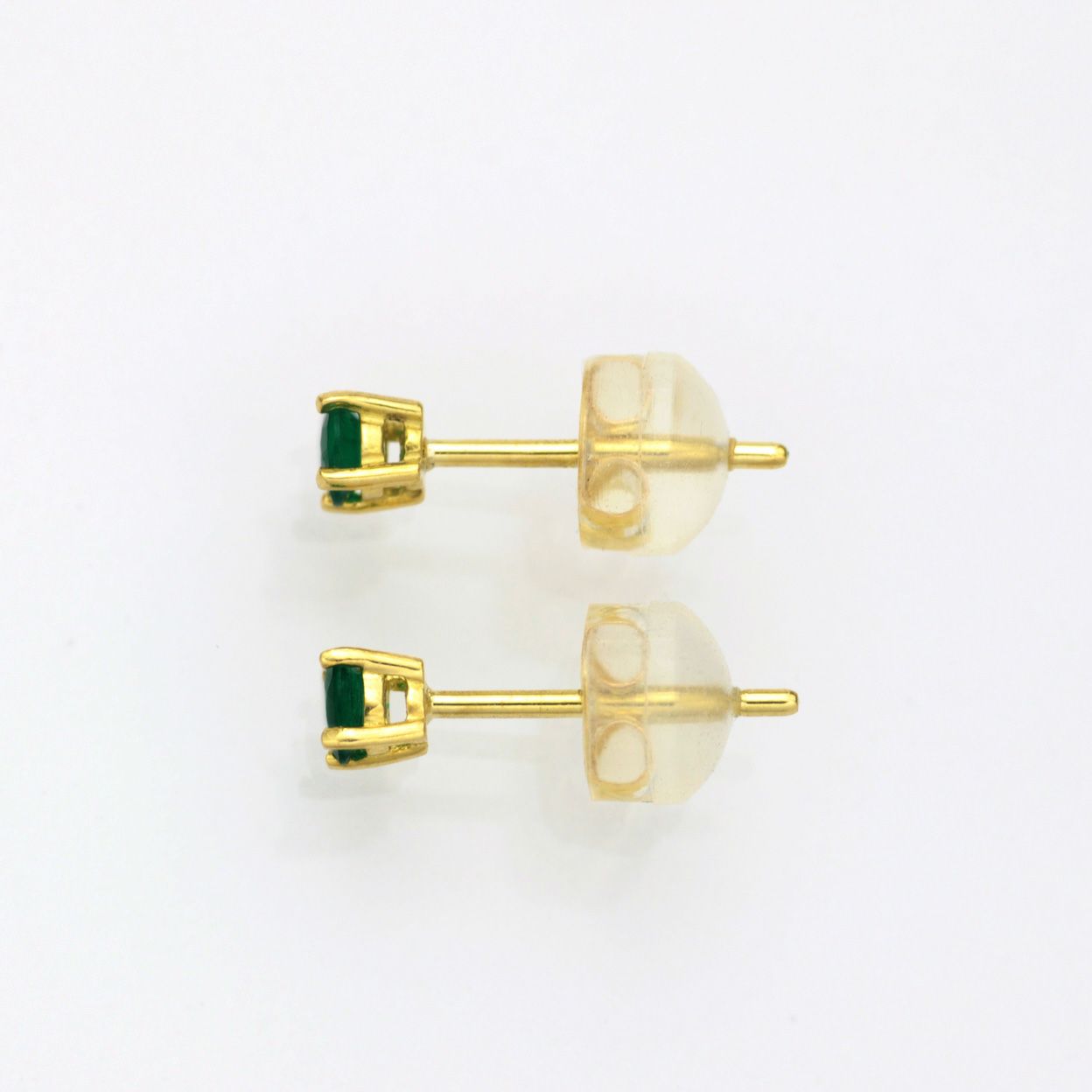 コロンビア産エメラルドK18ゴールドピアス | ユアエメラルド