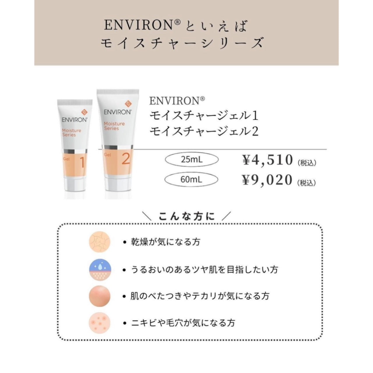 エンビロン モイスチャージェル1｜ドクターズコスメ専門通販サイトの