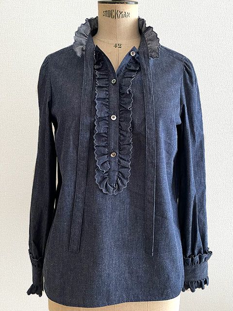 スカラップ刺繍ブラウス | yunahica