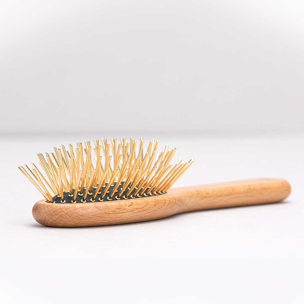 金好梳ヘアブラシ ミニタイプ｜持ち運びに便利な頭皮ケアブラシ