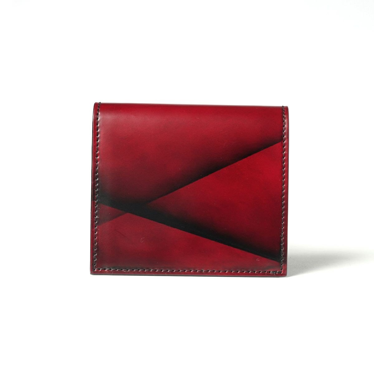 YFC122K コードバン薄型二つ折り財布 ｜美しい色彩の革財布、革製品
