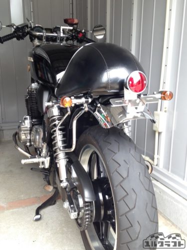 いよいよ取り付け！CB1100純正リアフェンダーのショート加工でさらに