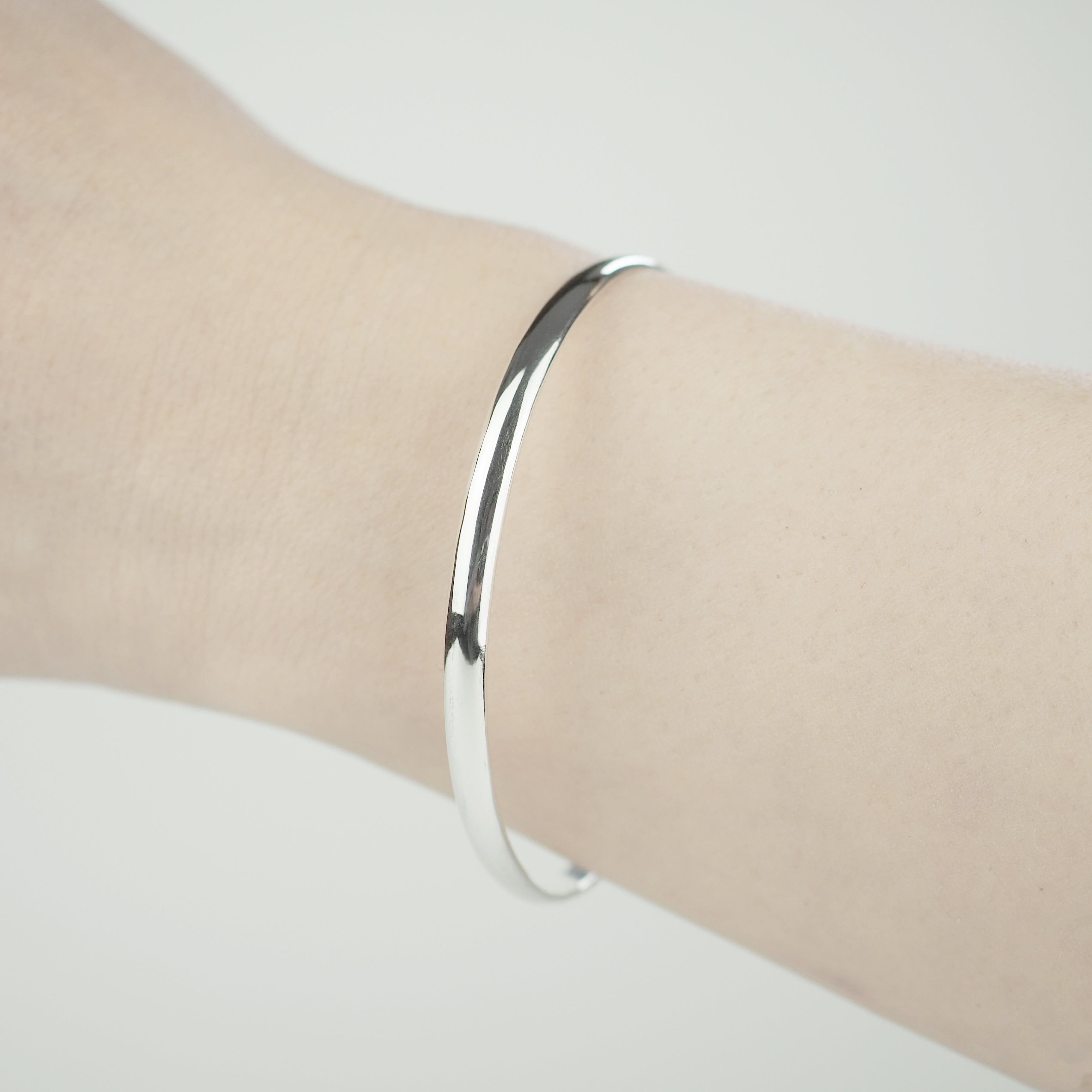 Silver Bangle -Plain- シルバー バングル – yuzen-official