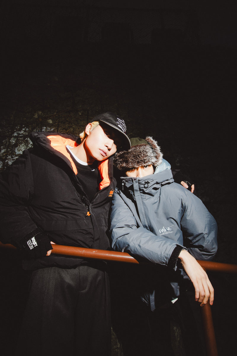 Space Logo Hooded Down Jacket – YZ