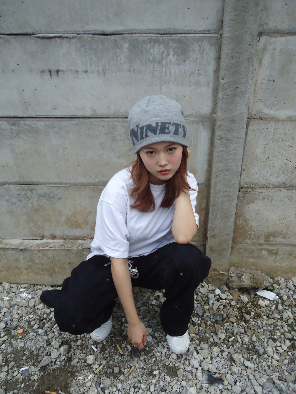 NINETY Logo Beanie – YZ