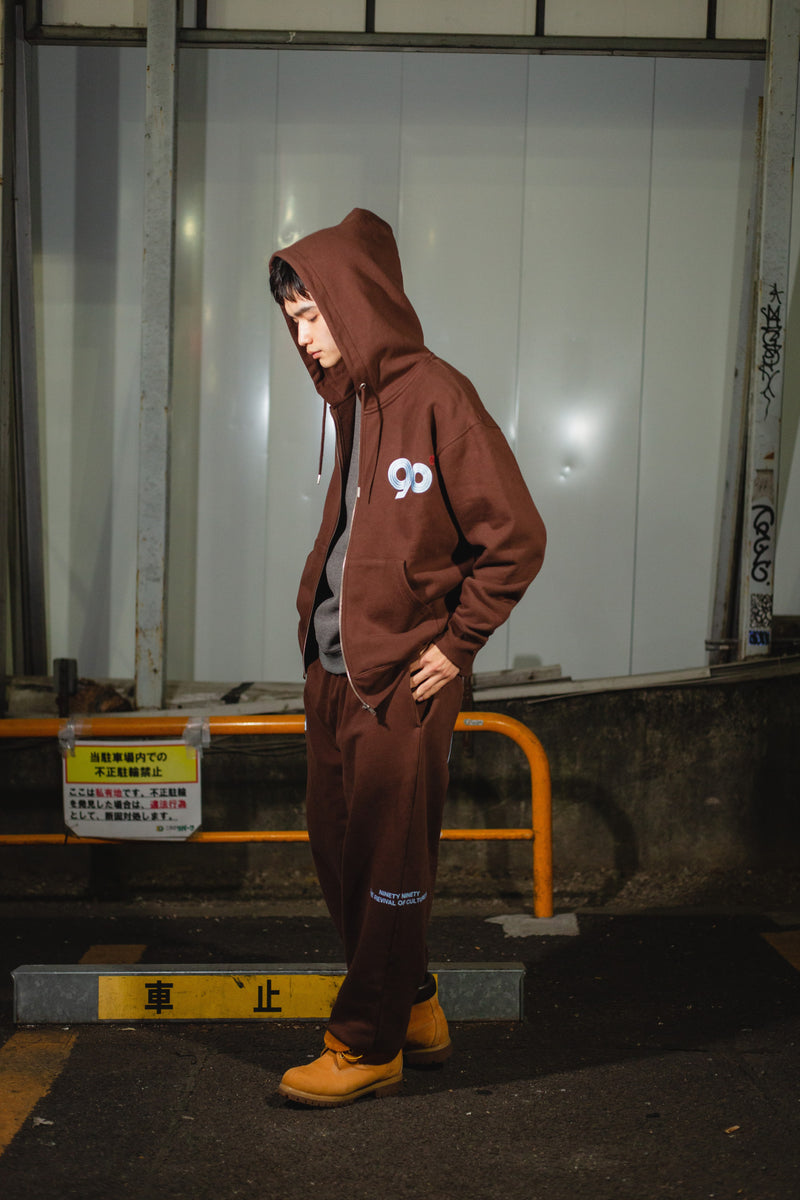 9090 Logo Zip Hoodie – YZ