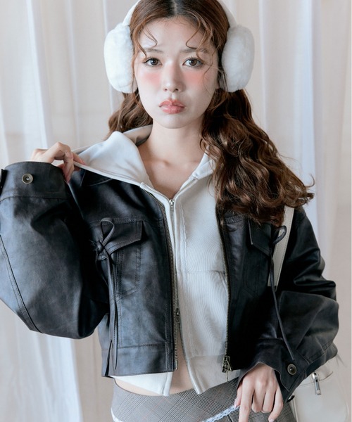 OLIVE des OLIVE（オリーブデオリーブ） ブルゾン アウター ダブル