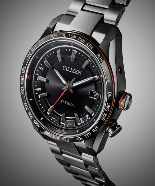 ATTESA（CITIZEN） 腕時計 ATTESA アテッサ 光発電エコ・ドライブ電波