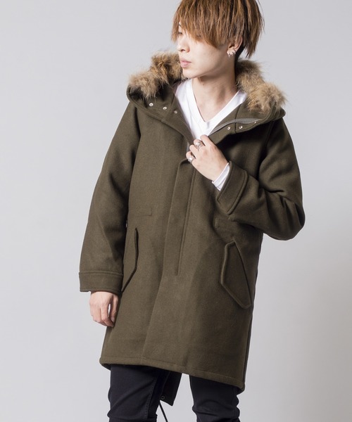 NO ID.（ノーアイディー） モッズコート コート 「NO ID.」Wool Mods