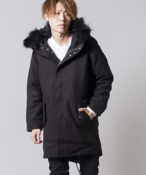 NO ID.（ノーアイディー） モッズコート コート 「NO ID.」Wool Mods