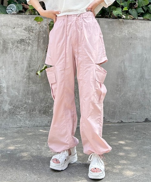 INGNI（イング） パンツ カーゴパンツ レディース サイドスリット