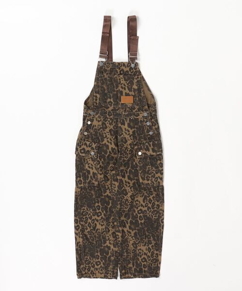 Dream garden（ドリームガーデン） サロペット オーバーオール ヒョウ