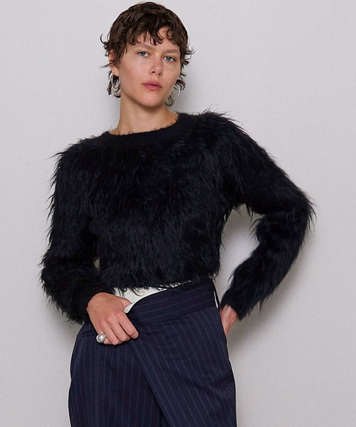 MAISON SPECIAL（メゾンスペシャル） ニット セーター Shaggy Short