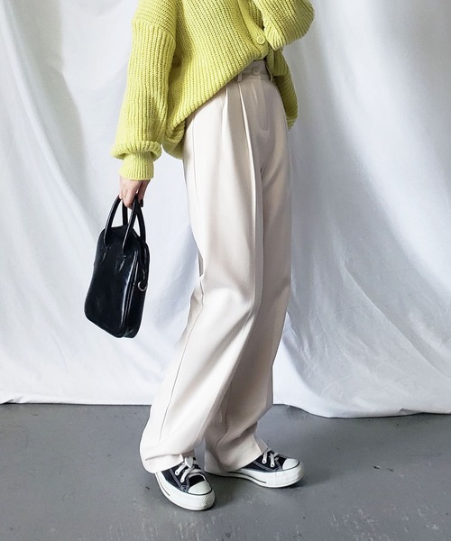 me+em select（ミームセレクト） スラックス パンツ 「 選べる17色