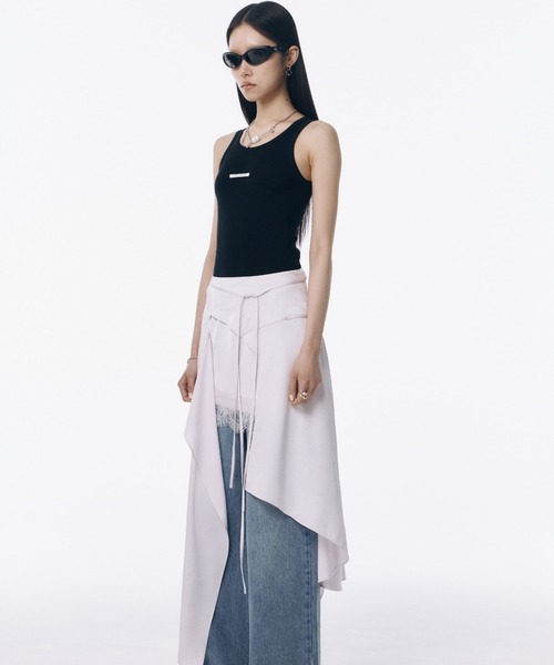 JOSE MOON（ジョゼムーン） タンクトップ ノースリーブ RIB TANK TOP