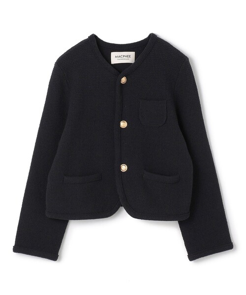 MACPHEE（マカフィー） ジャケット ノーカラージャケット モスライク