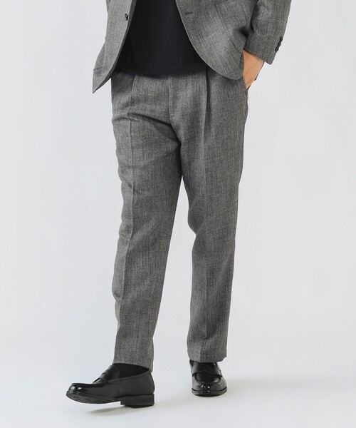 BEAMS HEART（ビームス ハート） スラックス ミックスツイード