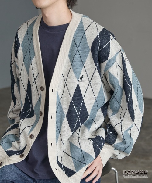 SINSS ニットカーディガン SMALL ブルー メンズ : ZOZOTOWN Yahoo!店