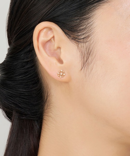VENDOME AOYAMA（ヴァンドーム青山） ピアス K18YG ダイヤモンド