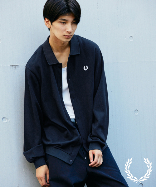 FRED PERRY（フレッドペリー） シャツ 別注 フル ボタン ピケ