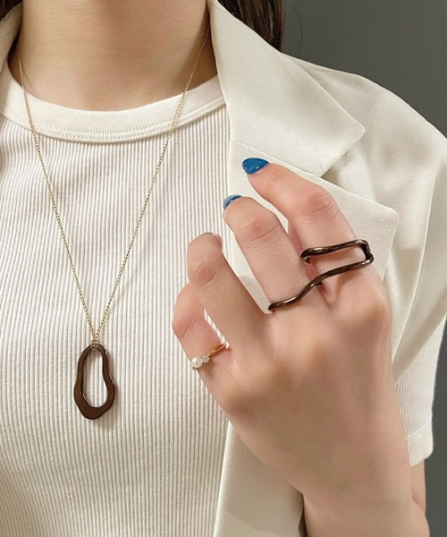 Jouete（ジュエッテ） 指輪 リング ピンキーリング パール×ジルコニア