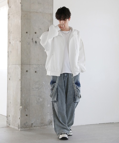 ASTRONOMY コート ジャケット 総柄ジャガードトラックジャケット