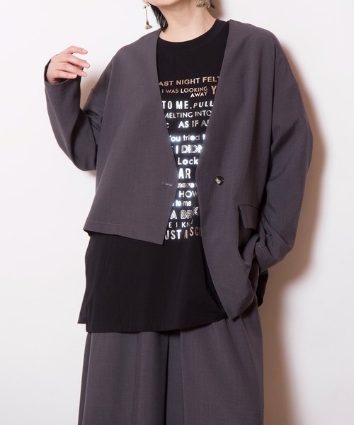 OSMOSIS（オズモーシス） ジャケット ノーカラージャケット ノーカラー