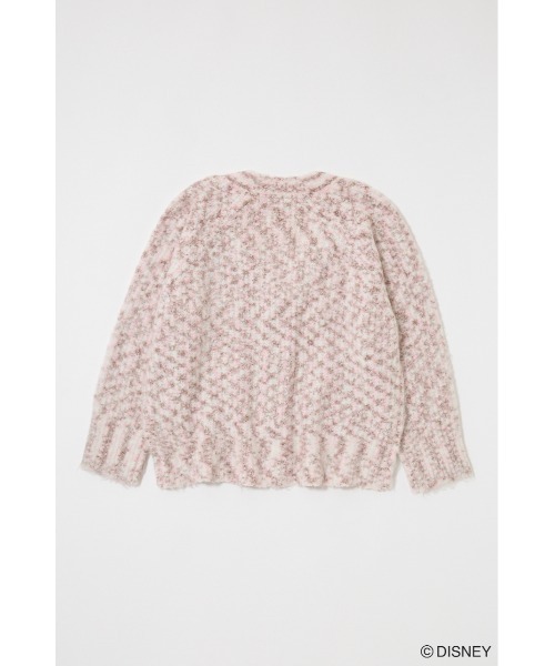 Disney SERIES CREATED by MUS カーディガン MD FACE BUTTON CD