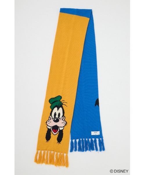 Disney SERIES CREATED by MUS ストール マフラー MD FACE KNIT