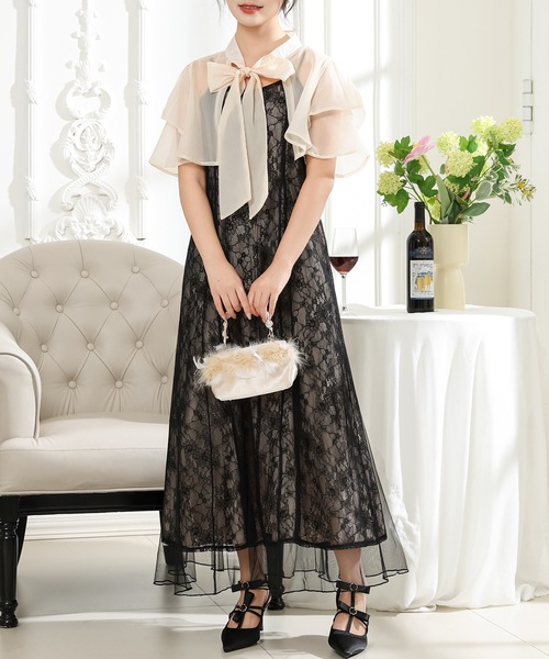 Lace Ladies（レースレディース） ドレス 「2点セット」ボウタイ