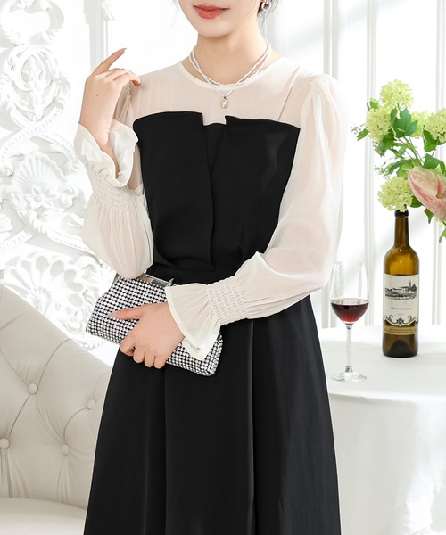 Lace Ladies（レースレディース） ドレス キャンディ袖 パフスリーブ