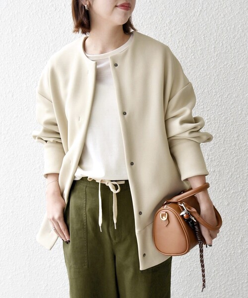 SHIPS any ノーカラーコート コート 「WEB限定」SHIPS any:「洗濯機