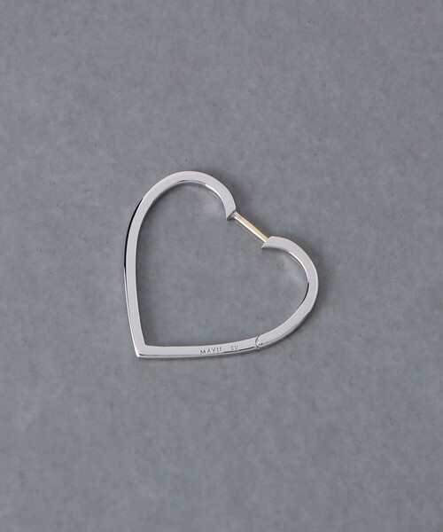 MAYU（マユ） ピアス ハート フープ 片耳ピアス レディース : ZOZOTOWN