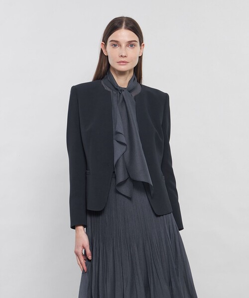 EPOCA（エポカ） ジャケット ノーカラージャケット コンパクトダブル