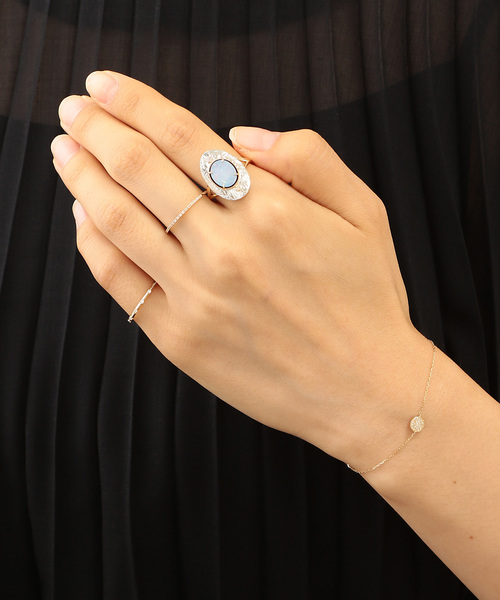 agete（アガット） 指輪 リング K10リング レディース : ZOZOTOWN