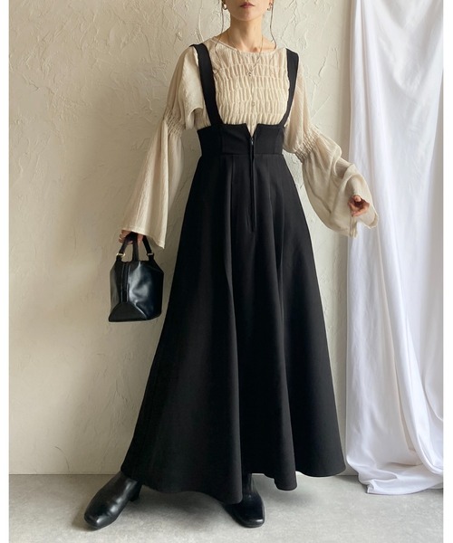 She's Closet ジャンパースカート 「低身長向けサイズあり」ハイ