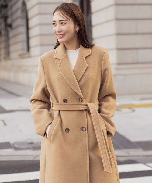 AMBIENT（アンビエント） コート チェスターコート ダブルメルトン