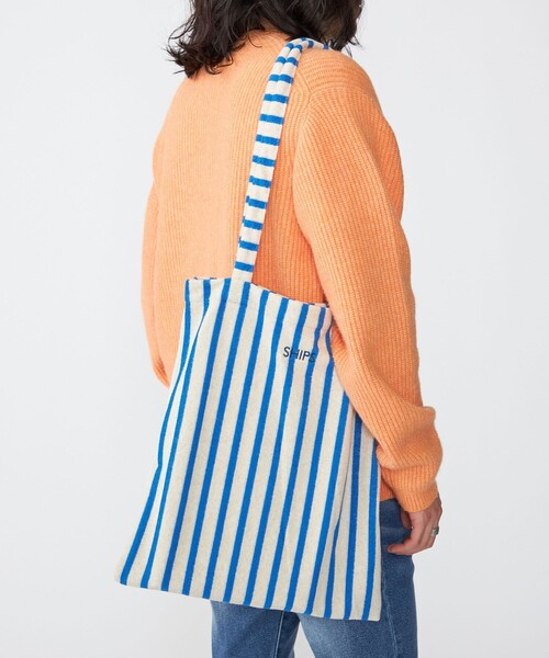 SHIPS（シップス） トートバッグ 「WEB限定」SHIPS: パイル ストライプ
