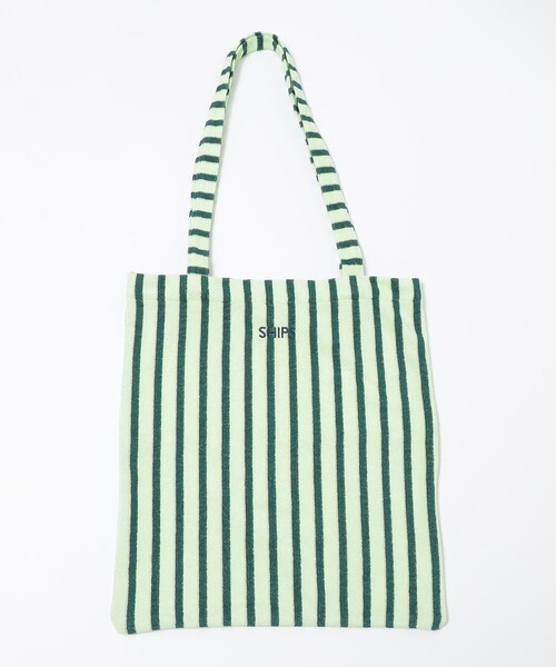 SHIPS（シップス） トートバッグ 「WEB限定」SHIPS: パイル ストライプ