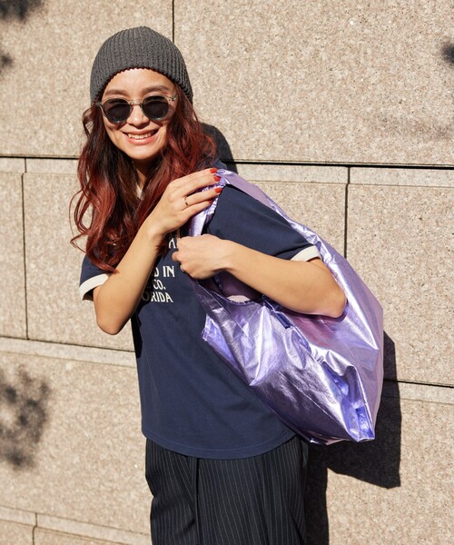 BAGGU（バグゥ） エコバッグ STANDARD BAGGU メタリック/ ナイロン