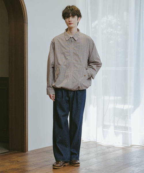 RAGEBLUE（レイジブルー） シャツ CHECK ZIP UP SHIRT JACKET