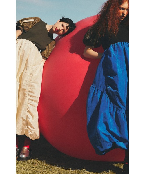 OMMO（オーエムエムオー） ワンピース MA-1 HALF SLEEVE DOCKING OP