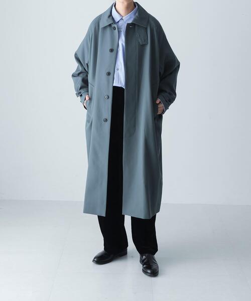 かぐれ コート アウター ウーステッドウールコート レディース