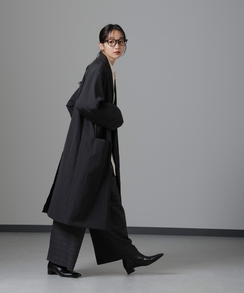 NANO universe（ナノ・ユニバース） ステンカラーコート コート 撥水