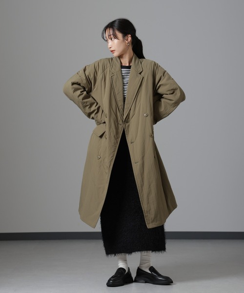 NANO universe（ナノ・ユニバース） ステンカラーコート コート 撥水