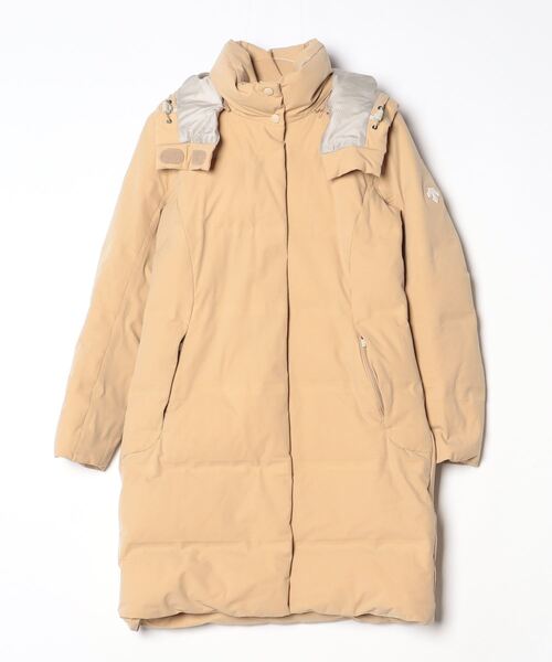 DESCENTE（デサント） ダウンコート L ベージュ レディース : ZOZOTOWN