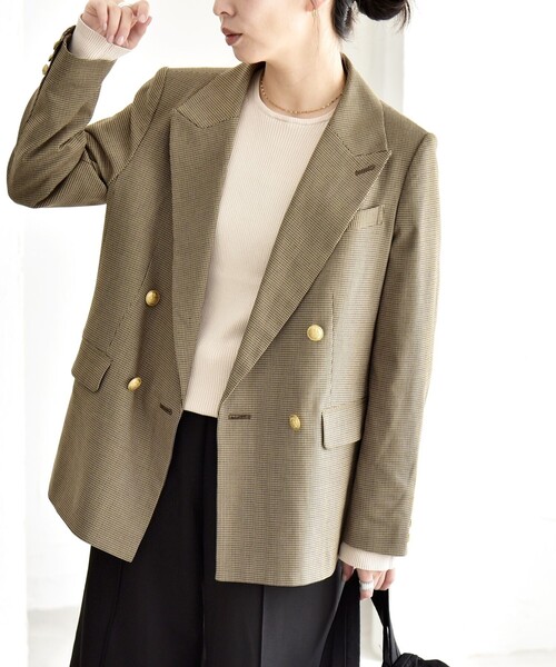 quaranciel ジャケット テーラードジャケット quaranciel:「洗濯機可能