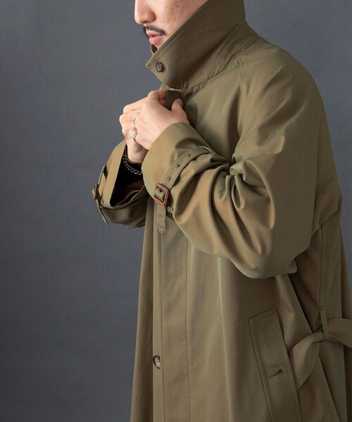 BEAMS F（ビームスF） トレンチコート コート OLMETEX コットン